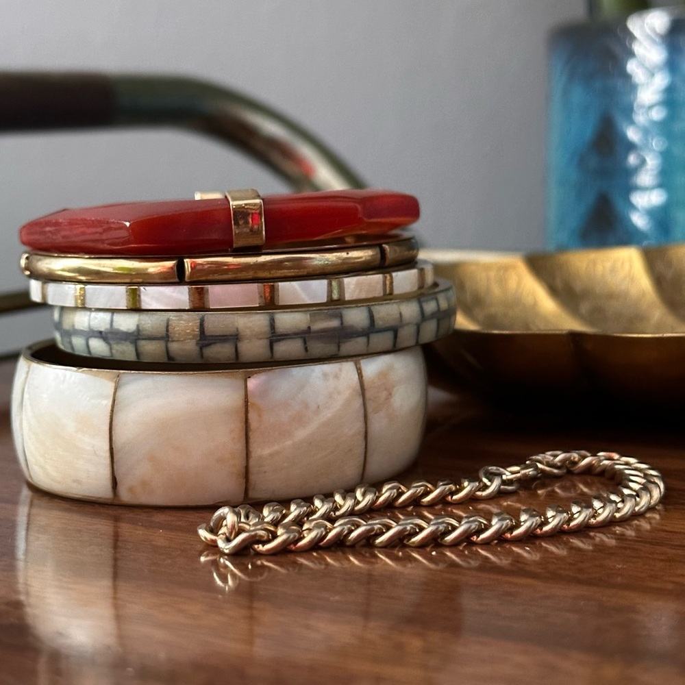 Vintage bangle bracelet lot